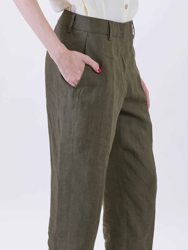 PAUL SMITH buy online Pantalone Pinces Lino