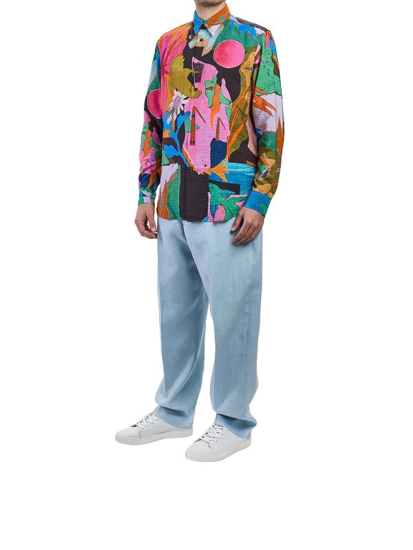 The Best Shops PAUL SMITH: camicie - Camicia Sfilata River Collage