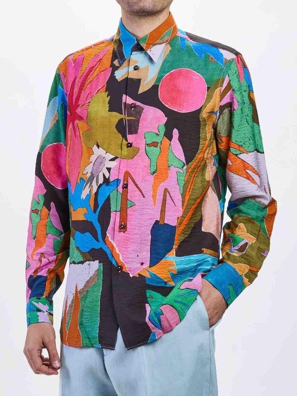 PAUL SMITH buy online Camicia Sfilata River Collage