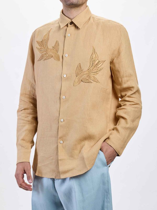 PAUL SMITH buy online Camisa - Camel