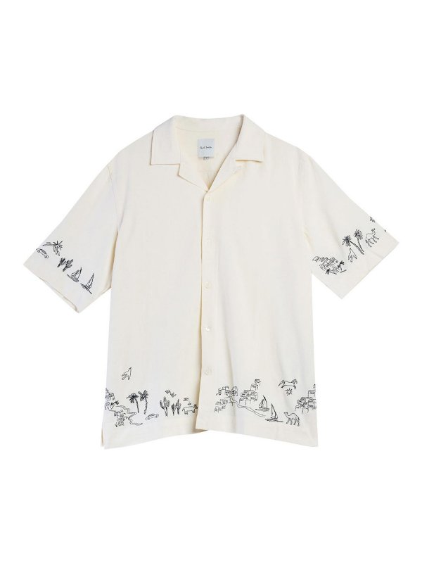 PAUL SMITH: Hemden - Hemd - Creme