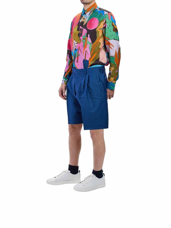 The Best Shops PAUL SMITH: Shorts - Short - Bleu