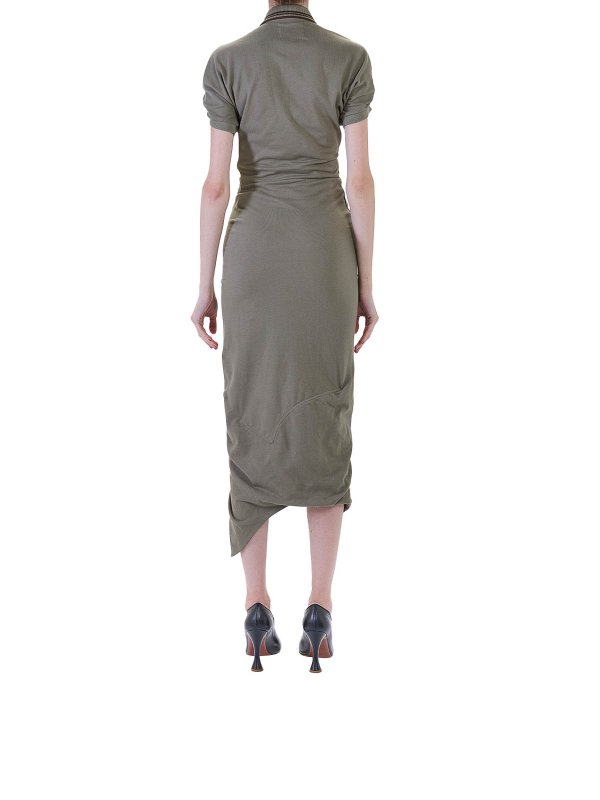 膝丈ドレス - 緑 shop online: VIVIENNE WESTWOOD
