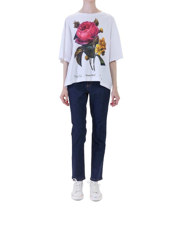 Vivienne Westwood Flower Box T-Shirt - White|3G010055J00B9DA401