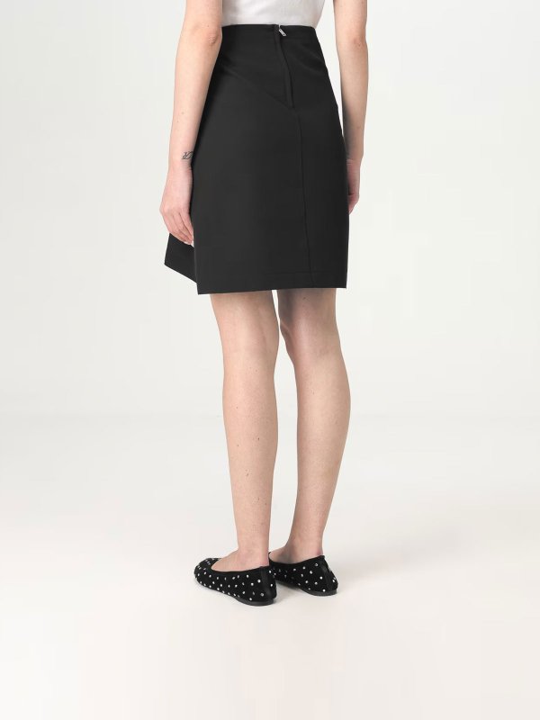 The Best Shops MOSCHINO: Knielange und Midi Röcke - Midirock - Schwarz