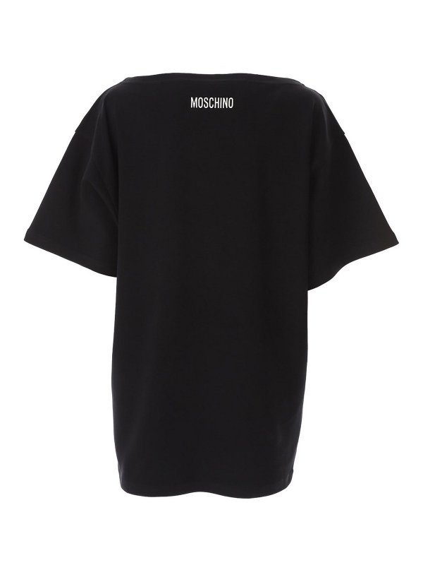 MOSCHINO: Tシャツ online - Tシャツ - 黒