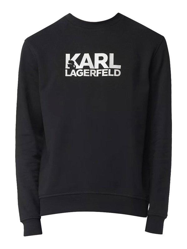 KARL LAGERFELD: Sudaderas y suéteres - Sudadera - Negro