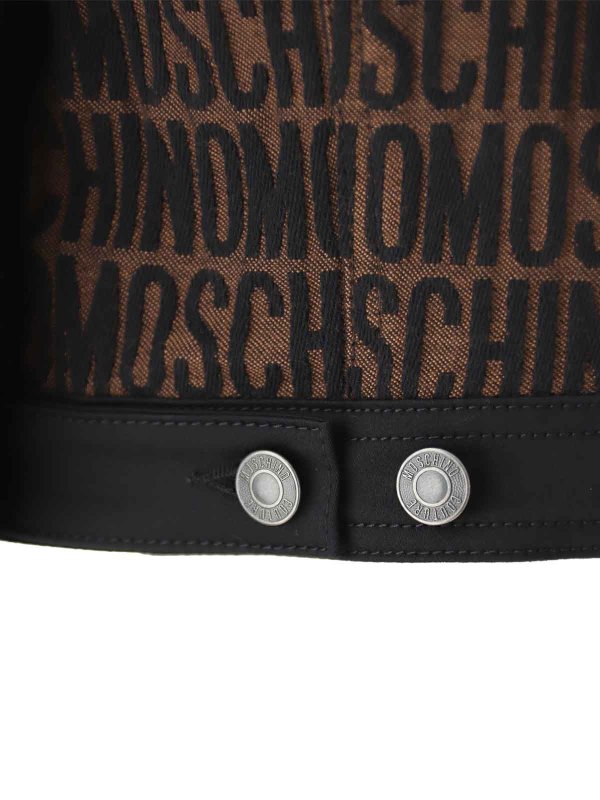 MOSCHINO buy online Lederjacke - Braun