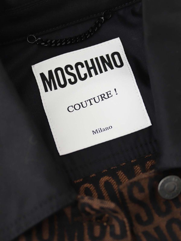 The Best Shops MOSCHINO: Lederjacke - Braun
