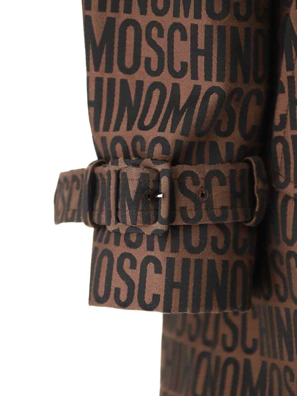 The Best Shops MOSCHINO: cappotti trench - Impermeabile con logo