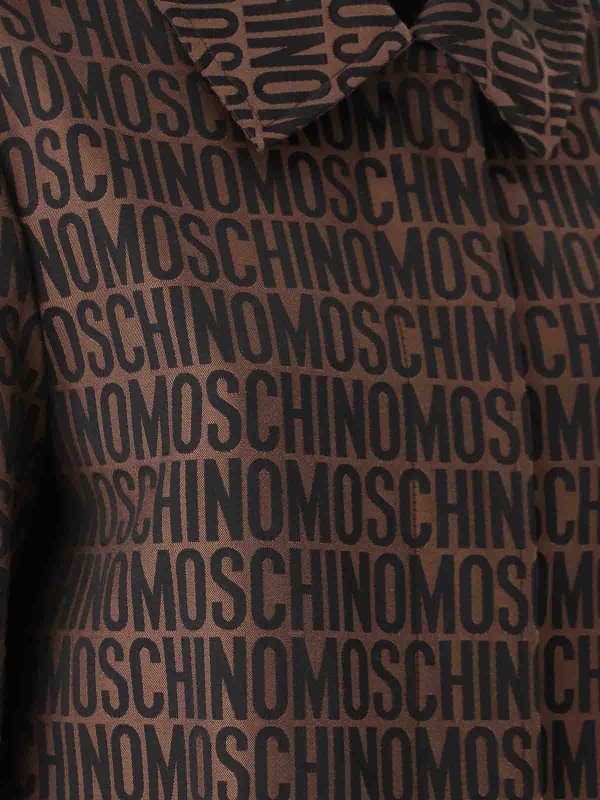 Impermeabile con logo shop online: MOSCHINO