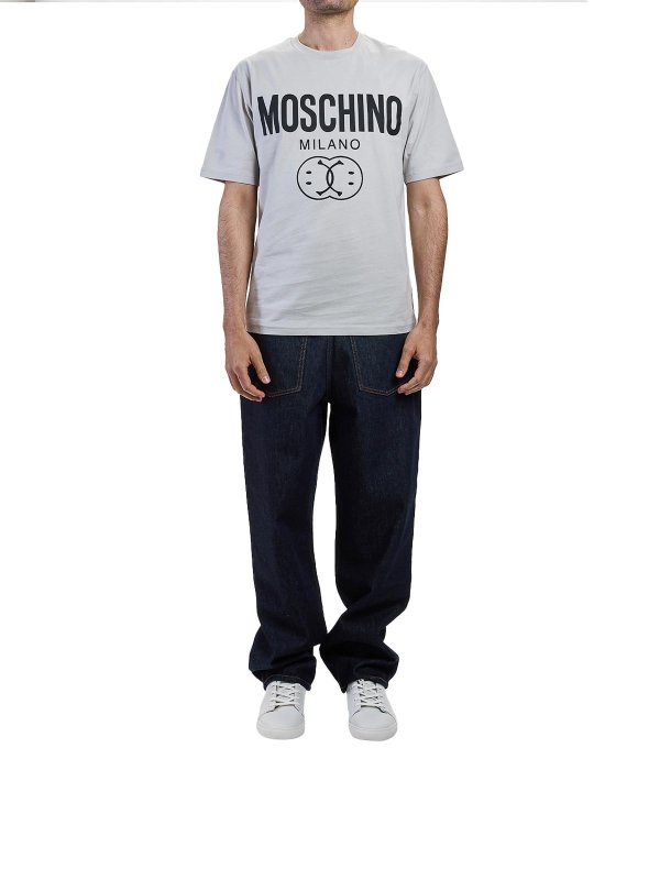 MOSCHINO: Camisetas online - Camiseta - Gris