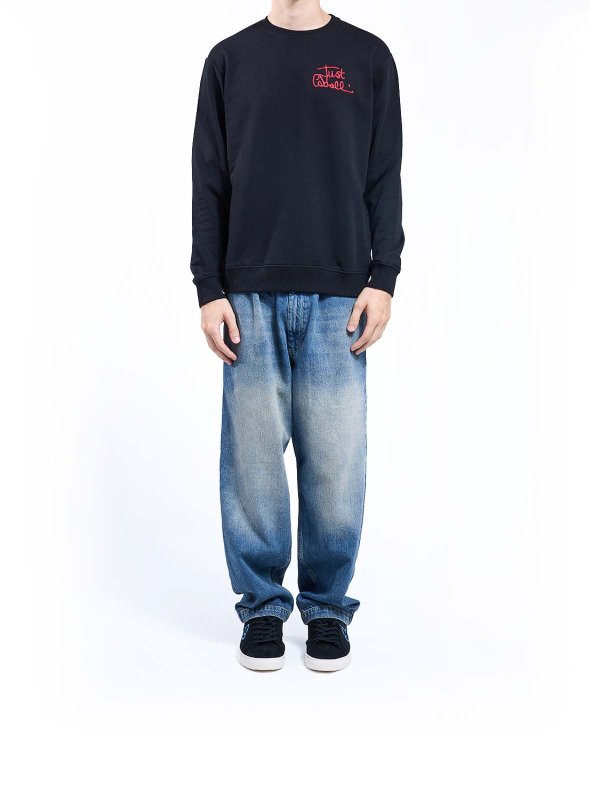 JUST CAVALLI: Sudaderas y suéteres online - Sudadera - Negro