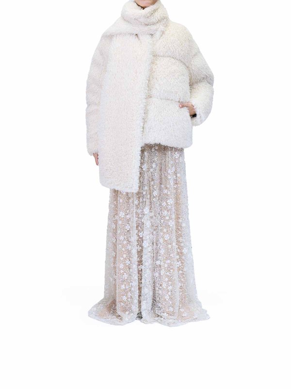 KARL LAGERFELD: Pelz und Shearling online - Pelz - Creme