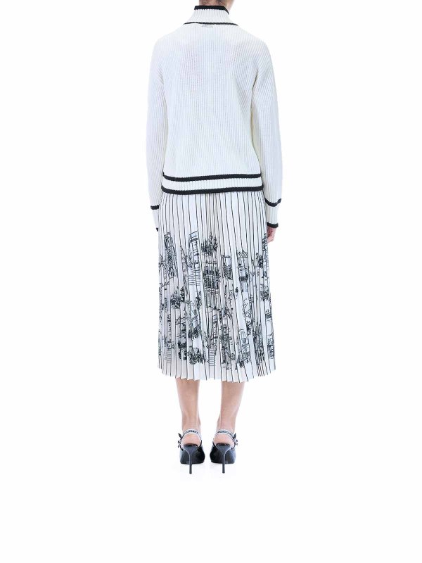 Rundhalspullover - Weiß shop online: KARL LAGERFELD