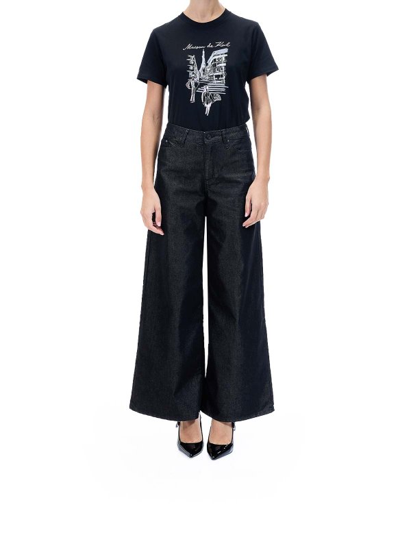 KARL LAGERFELD: ストレートジーンズ online - ストレートジーンズ - 黒