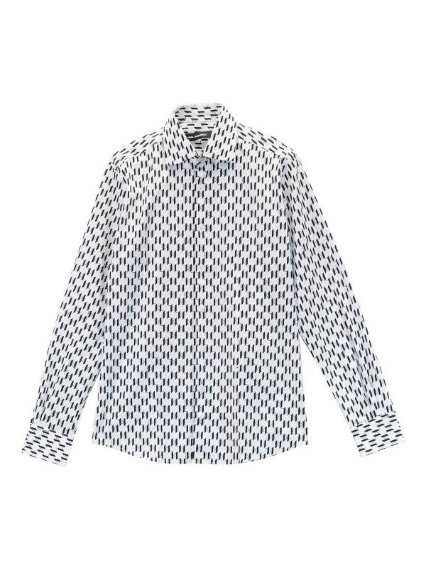 KARL LAGERFELD: シャツ - シャツ - 白