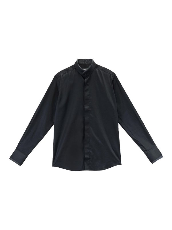 KARL LAGERFELD: Hemden - Hemd - Schwarz