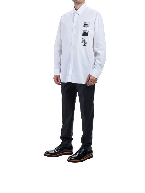 The Best Shops KARL LAGERFELD: シャツ - シャツ - 白