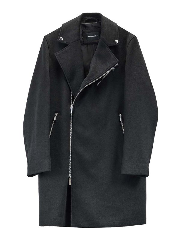 KARL LAGERFELD: knee length coats - Perfect coat
