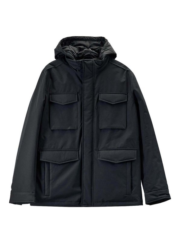 KARL LAGERFELD: knee length coats - Technical jacket
