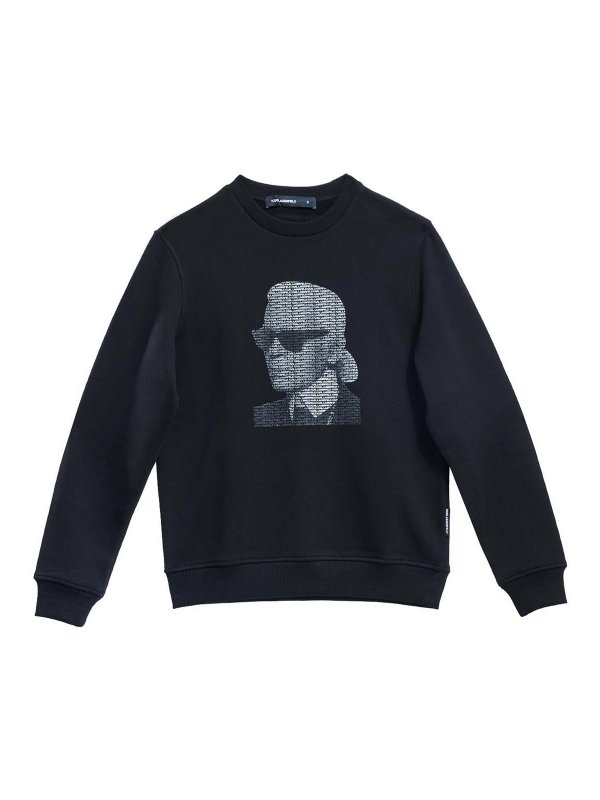 KARL LAGERFELD: スウェット＆セーター - スウェットシャツ/セーター - 黒