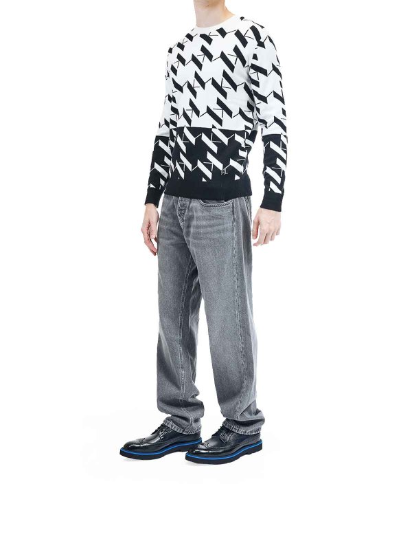 The Best Shops KARL LAGERFELD: crew necks - Monogram sweater