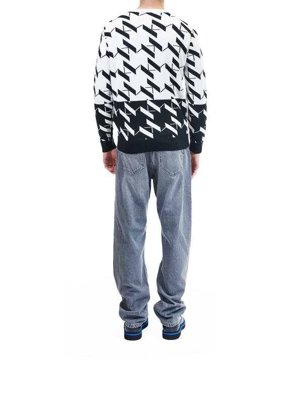 Monogram sweater shop online: KARL LAGERFELD