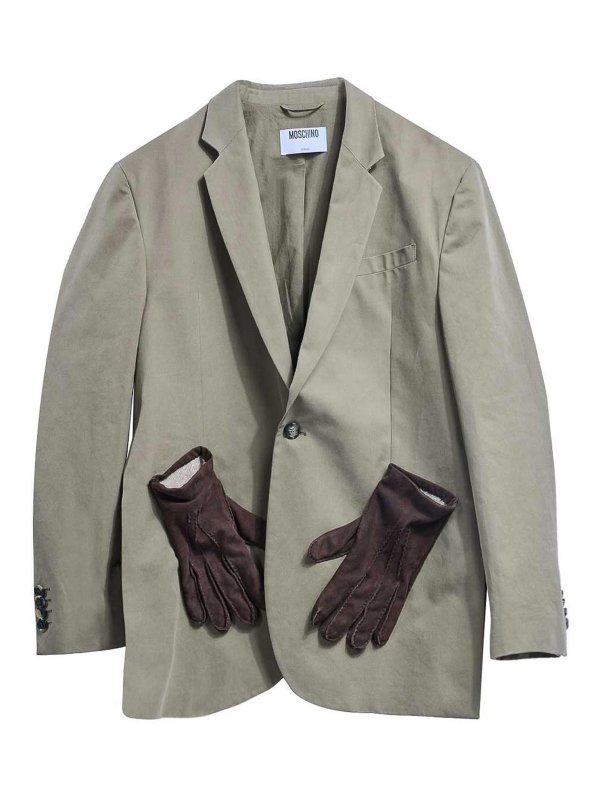 MOSCHINO: casual jackets - Jacket Gloves