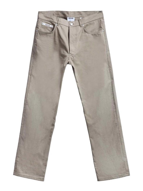 MOSCHINO: straight leg jeans - Jeans