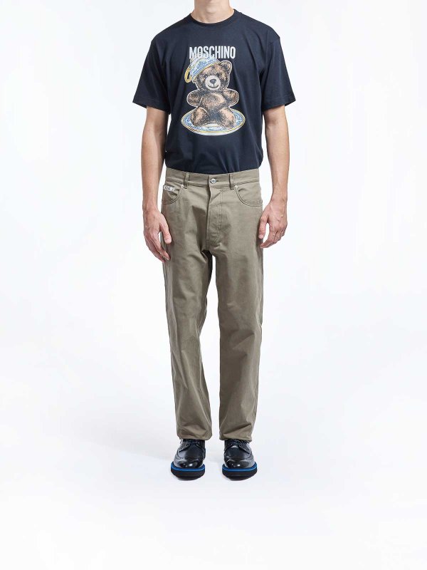 MOSCHINO: straight leg jeans online - Jeans