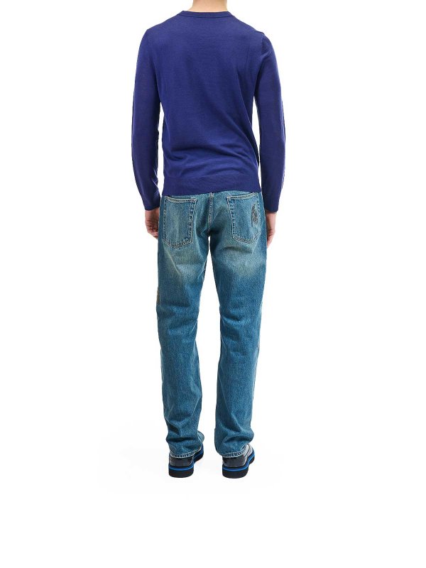 Rundhalspullover - Lila shop online: PAUL SMITH