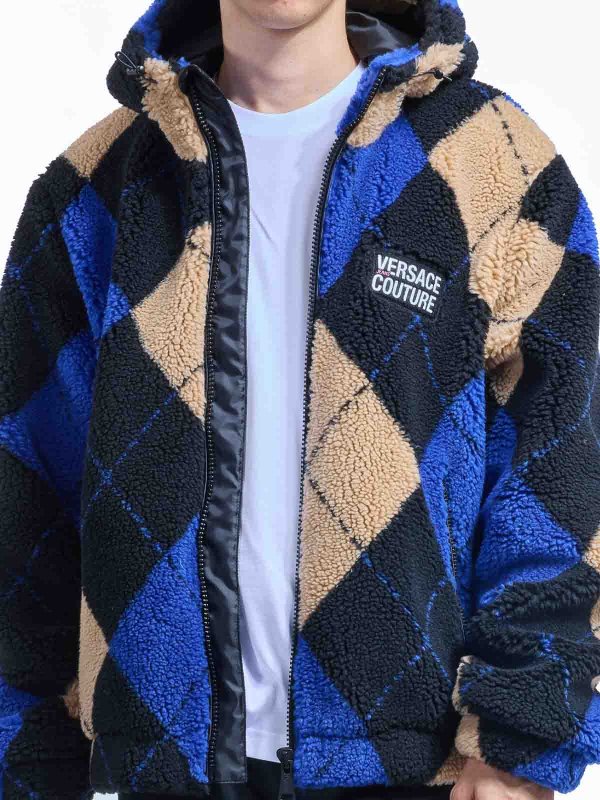 Versace Jeans Couture buy online Giacca Teddy Argyle
