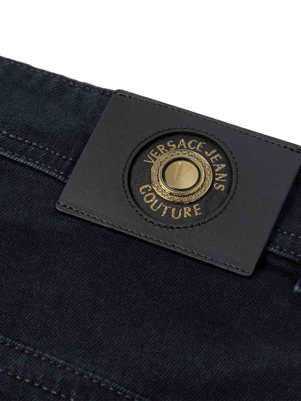 The Best Shops Versace Jeans Couture: Vaqueros Rectos - Azul