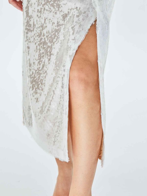 The Best Shops GENNY: Jupe Midi - Blanc