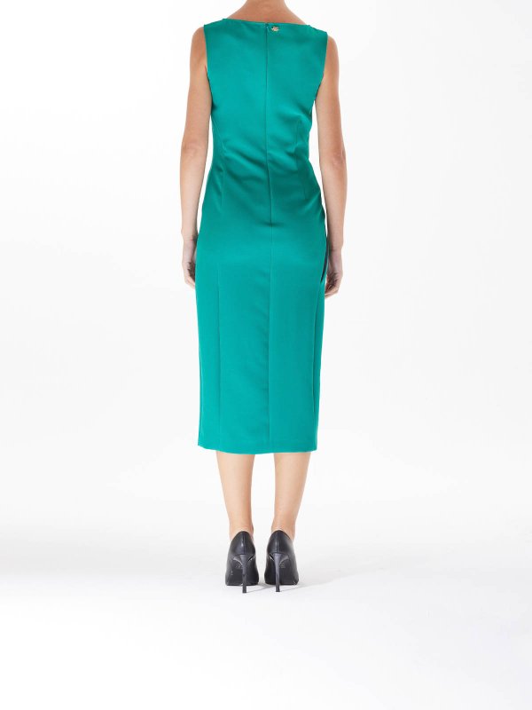 膝丈ドレス - 緑 shop online: JUST CAVALLI