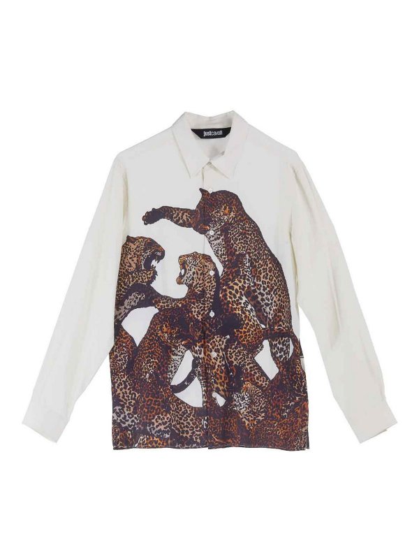 JUST CAVALLI: camicie - Camicia Leopardi