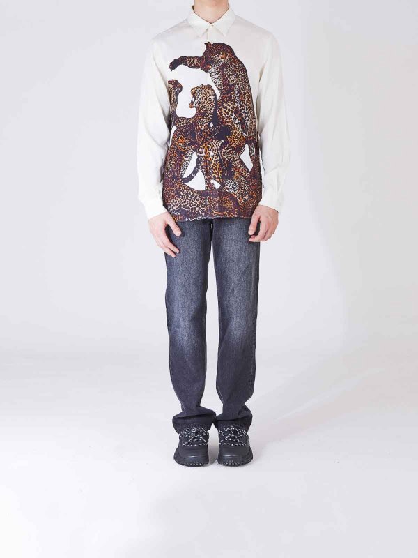 JUST CAVALLI: camicie online - Camicia Leopardi