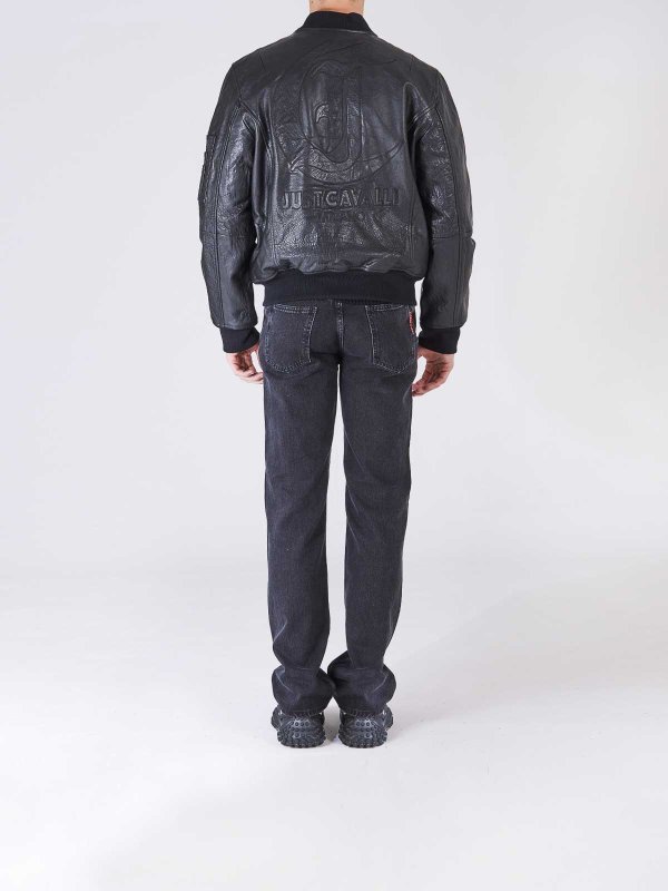 Leather Jacket shop online: JUST CAVALLI