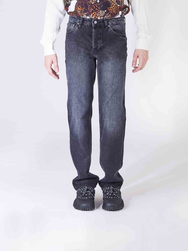 JUST CAVALLI: Jeans Rectos online - Vaqueros Rectos - Negro