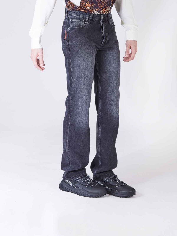 The Best Shops JUST CAVALLI: Jeans Rectos - Vaqueros Rectos - Negro