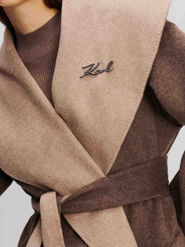 The Best Shops KARL LAGERFELD: ニーレングスコート - 膝丈コート - ベージュ