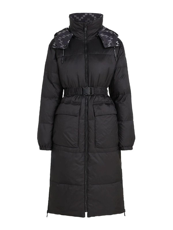 KARL LAGERFELD: padded coats - Reversible Long Down Coat