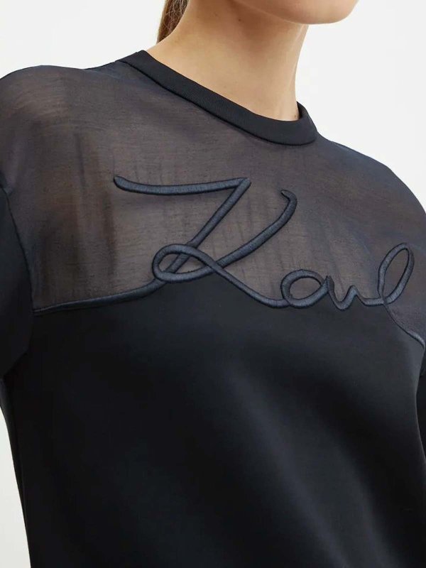The Best Shops KARL LAGERFELD: スウェット＆セーター - スウェットシャツ/セーター - 黒
