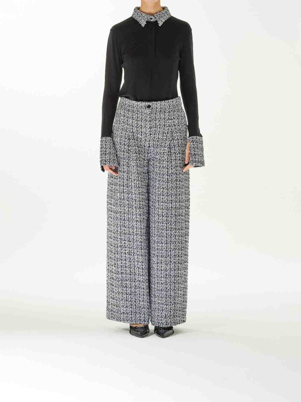 KARL LAGERFELD: casual trousers online - Boucle Pants
