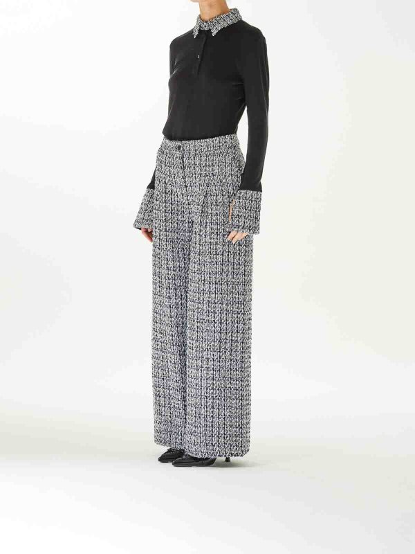 The Best Shops KARL LAGERFELD: casual trousers - Boucle Pants