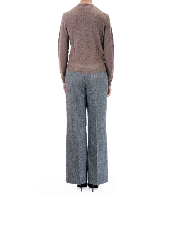 クルーネック - ベージュ shop online: KARL LAGERFELD