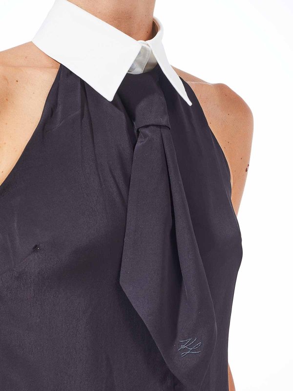 The Best Shops KARL LAGERFELD: トップ/タンクトップ - 黒