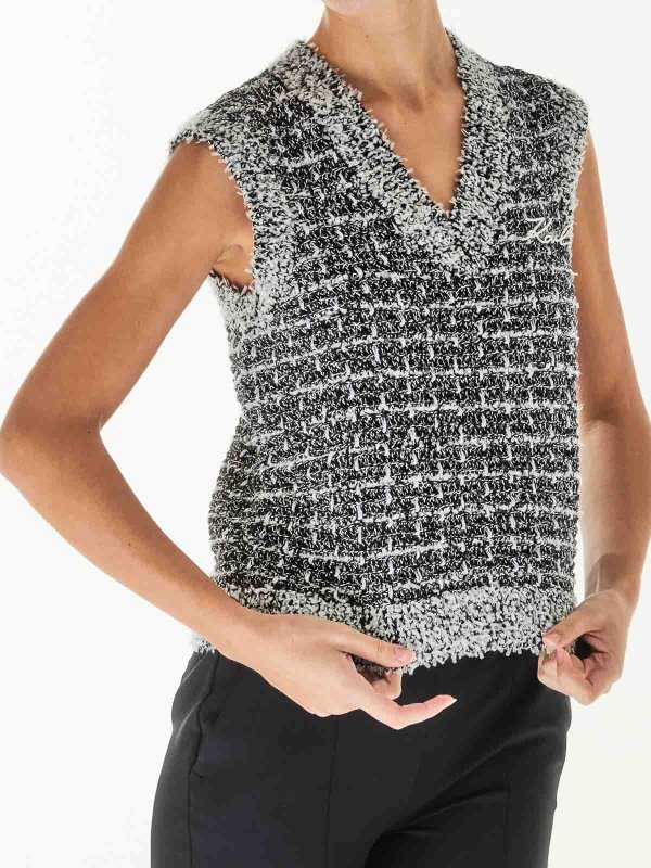 KARL LAGERFELD buy online Weste - Schwarz
