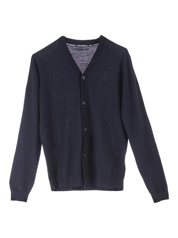 KARL LAGERFELD: cardigans - Cardigan Basic